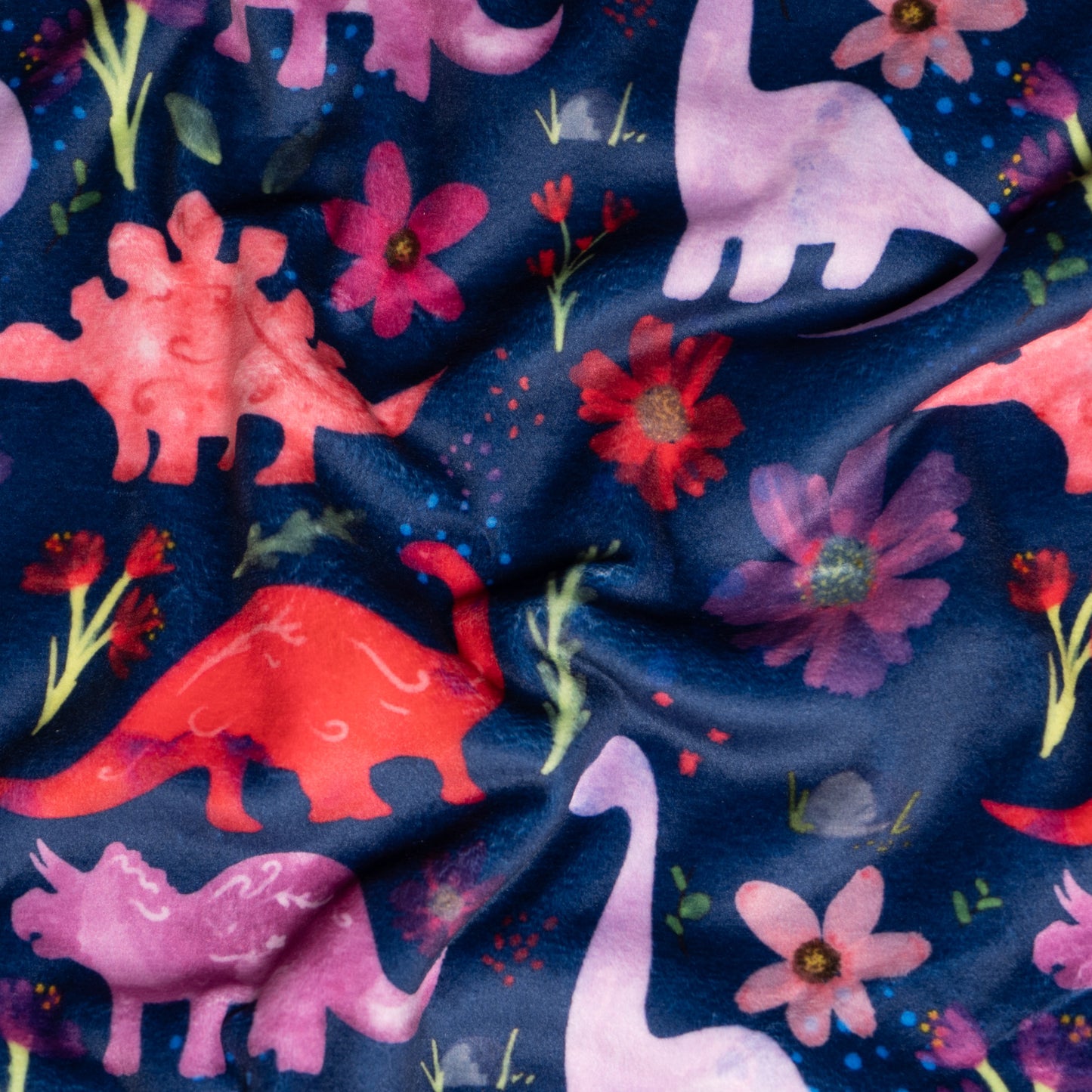 Squish - Pink Floral Dinosaurs