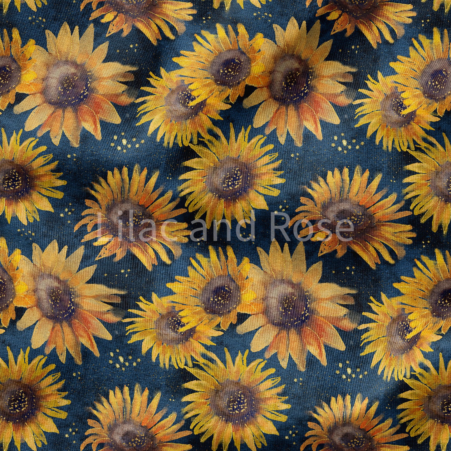 PRE-ORDER - Sunflowers on Navy