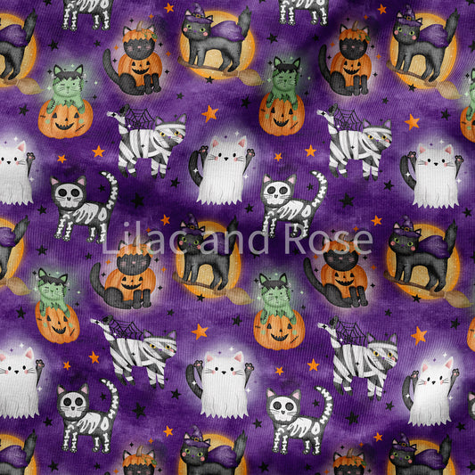 PRE-ORDER - Spooky Cats in Purple (Exclusive)