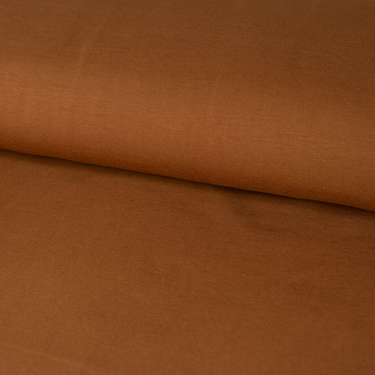 Plain Cotton Jersey - Brown