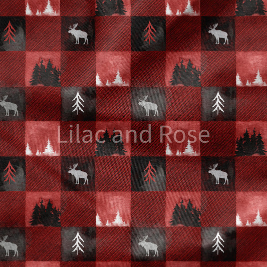 PRE-ORDER - Red Buffalo Plaid - Moose