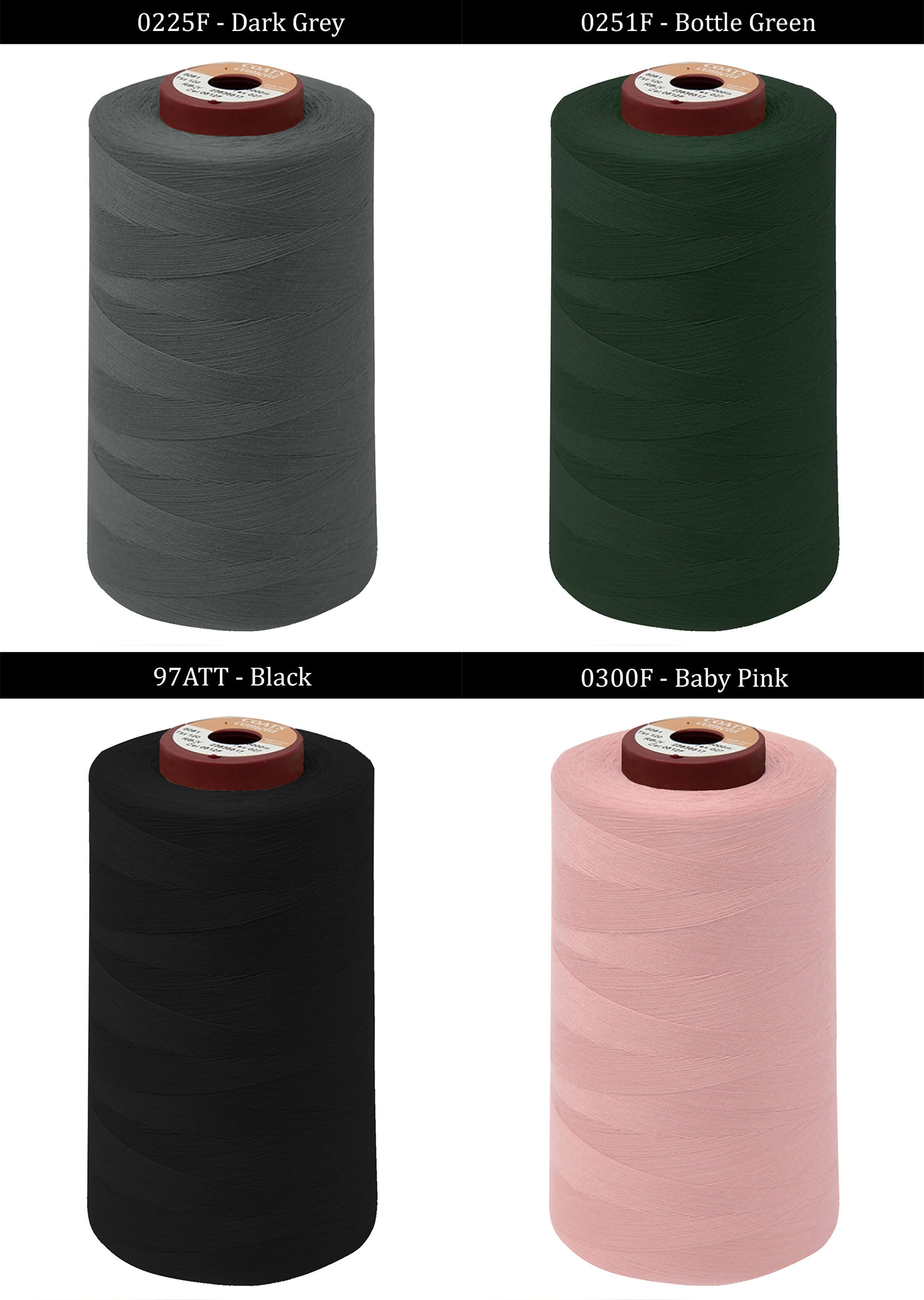 Overlocker Sewing Thread - Coats Cometa 5000m Per Spool