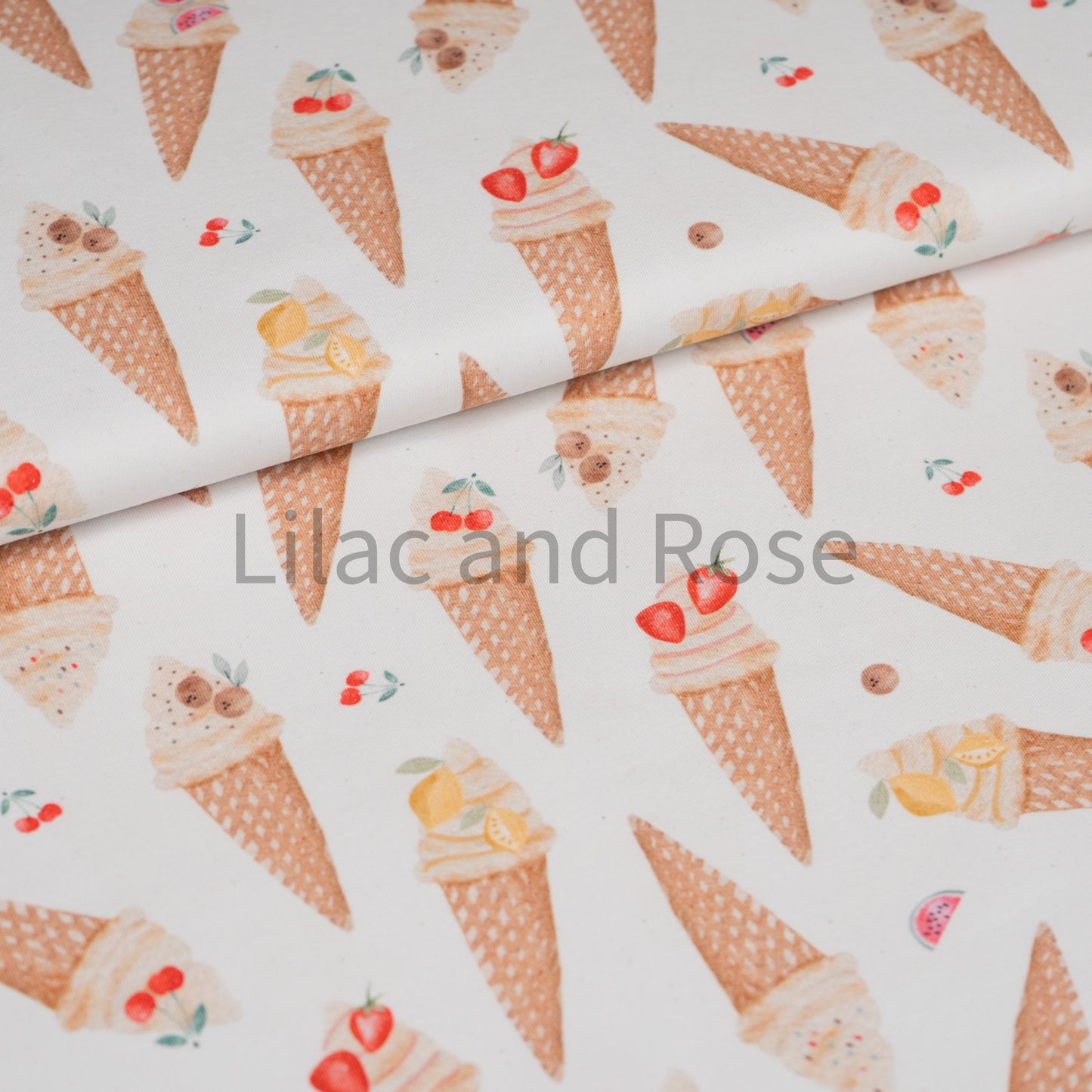 Cotton Jersey - Ice Creams in Twist