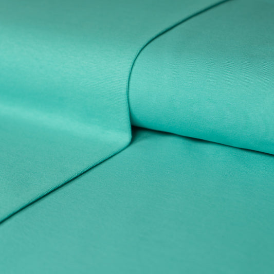 Plain Cotton Jersey - Aqua Green