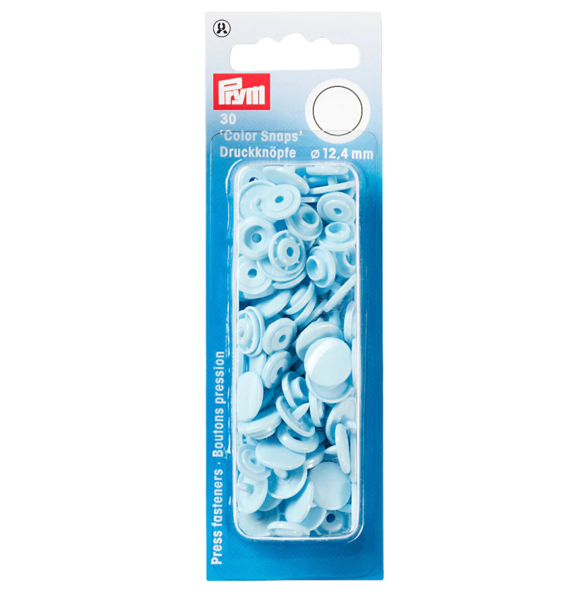 Prym Colour Snaps 12.4mm Diameter -30 Pack