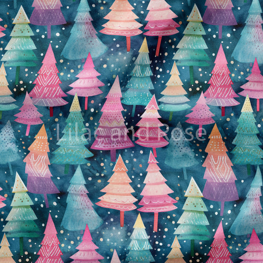 PRE-ORDER - Christmas Trees Pink