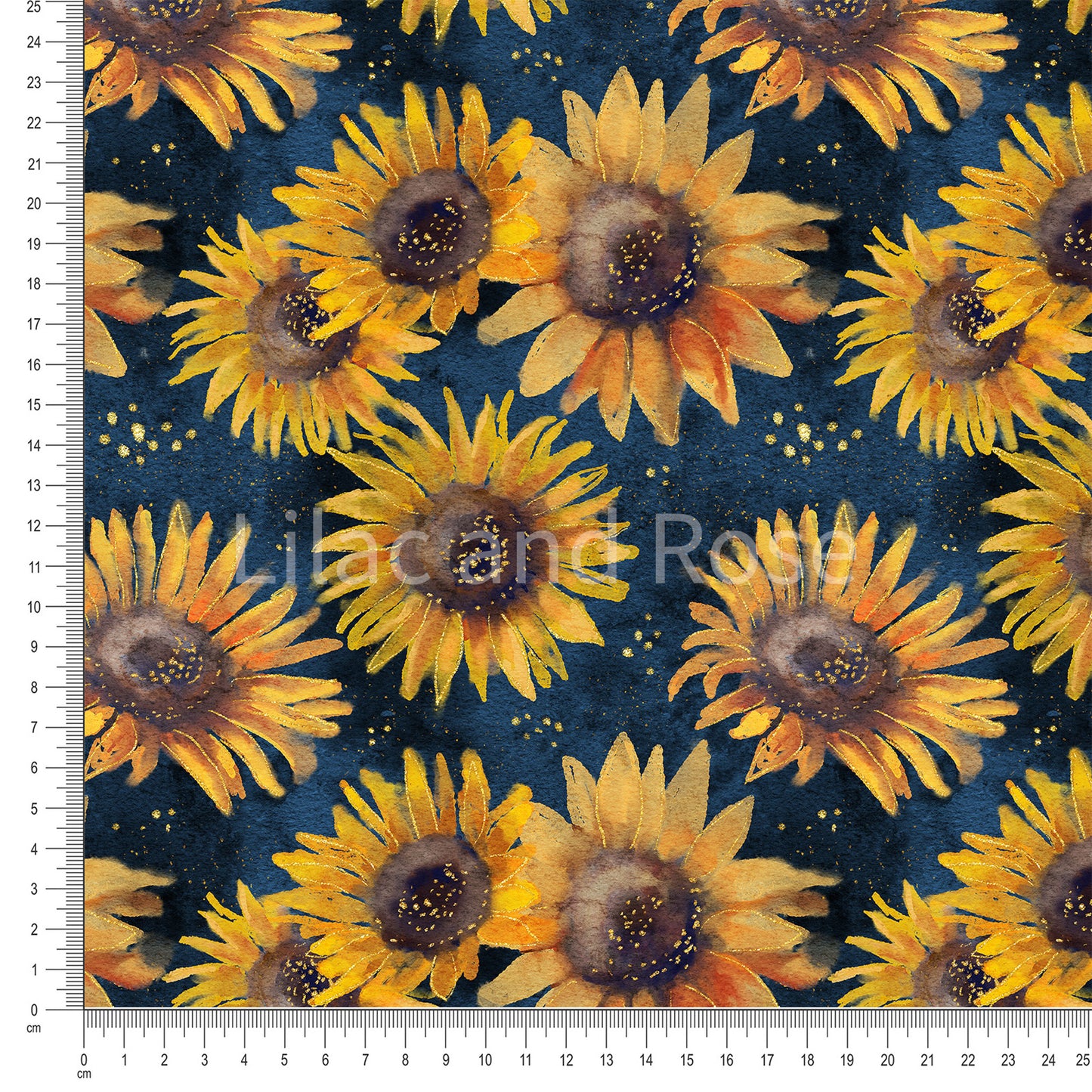 PRE-ORDER - Sunflowers on Navy