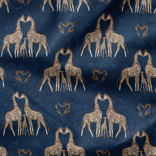 PRE-ORDER - Valentines Giraffes in Navy (Exclusive)