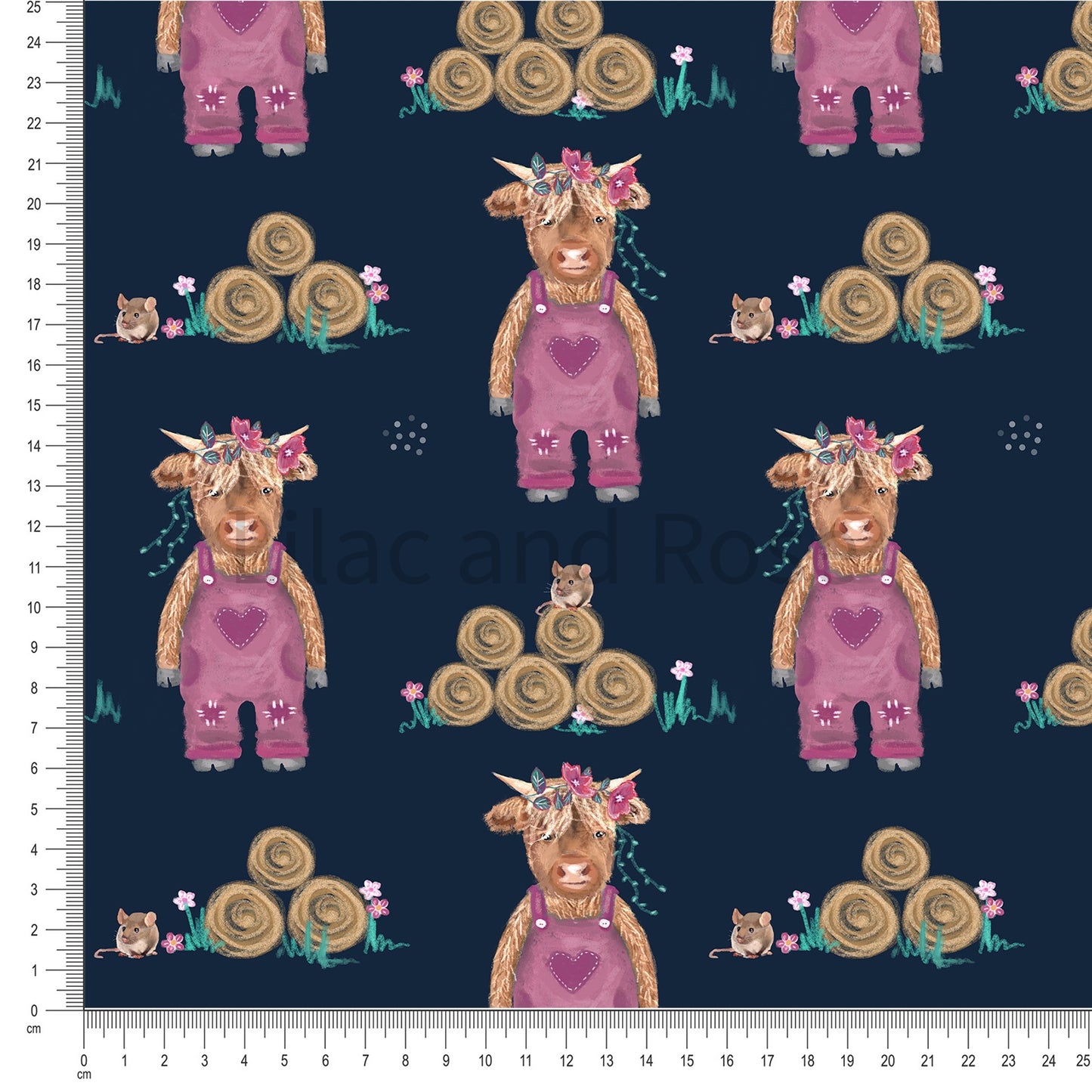 PRE-ORDER - Highland Cows in Pink