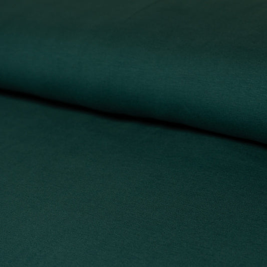 Remnant 83cm - Plain Cotton Jersey - Forest Green