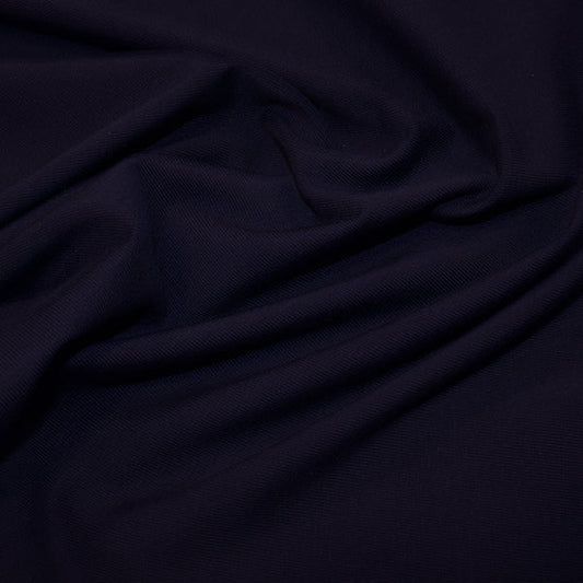 Remnant 47cm - Plain Organic Cotton Jersey - Dark Navy