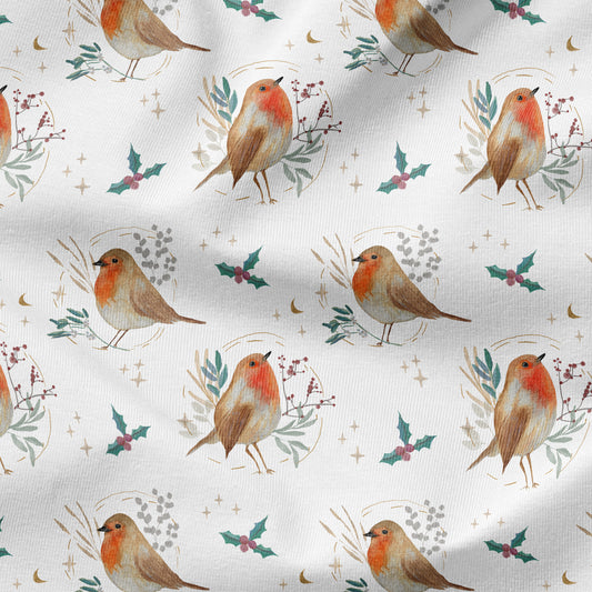 PRE-ORDER - Floral Robin on White (Exclusive)