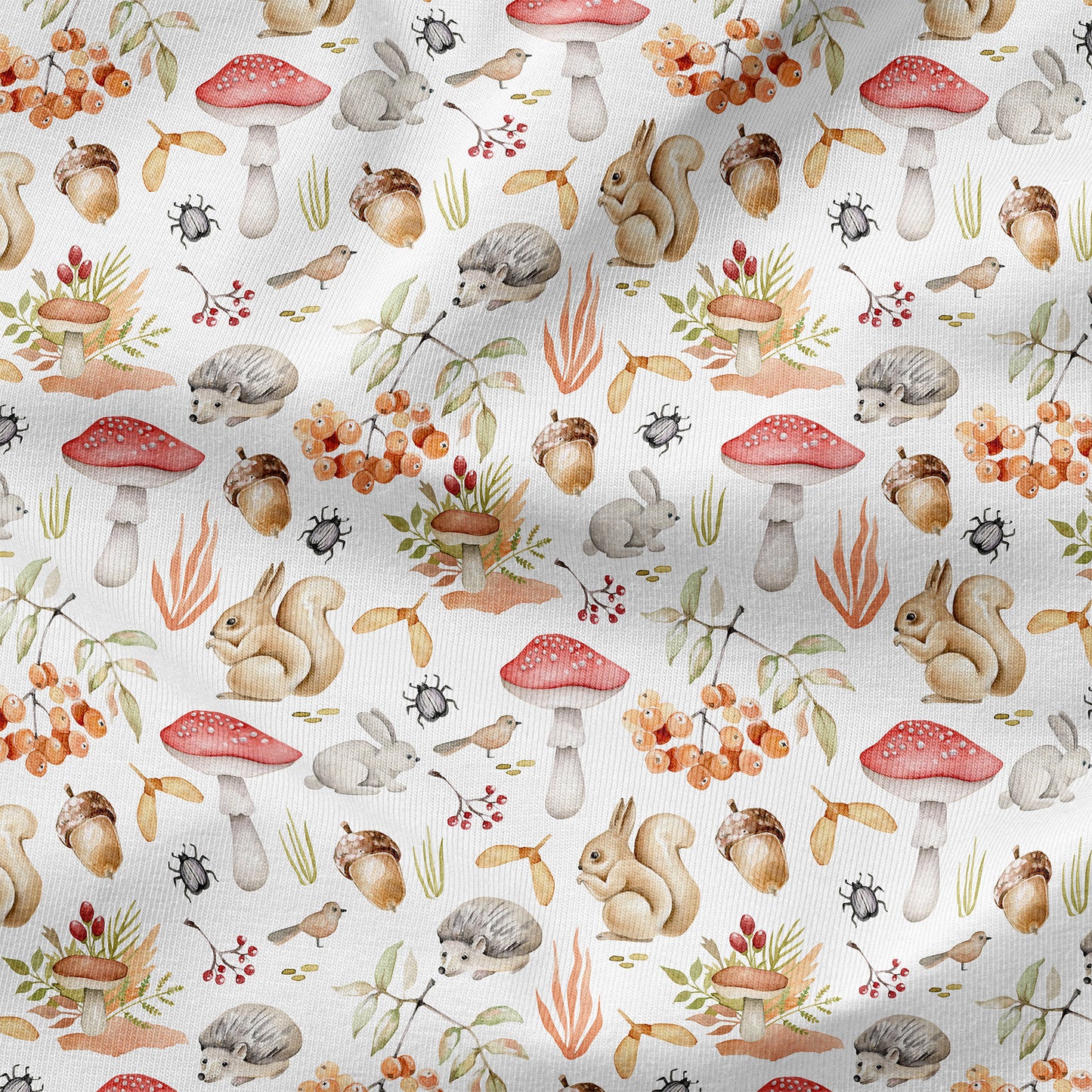 PRE-ORDER - Woodland Animals in Cream