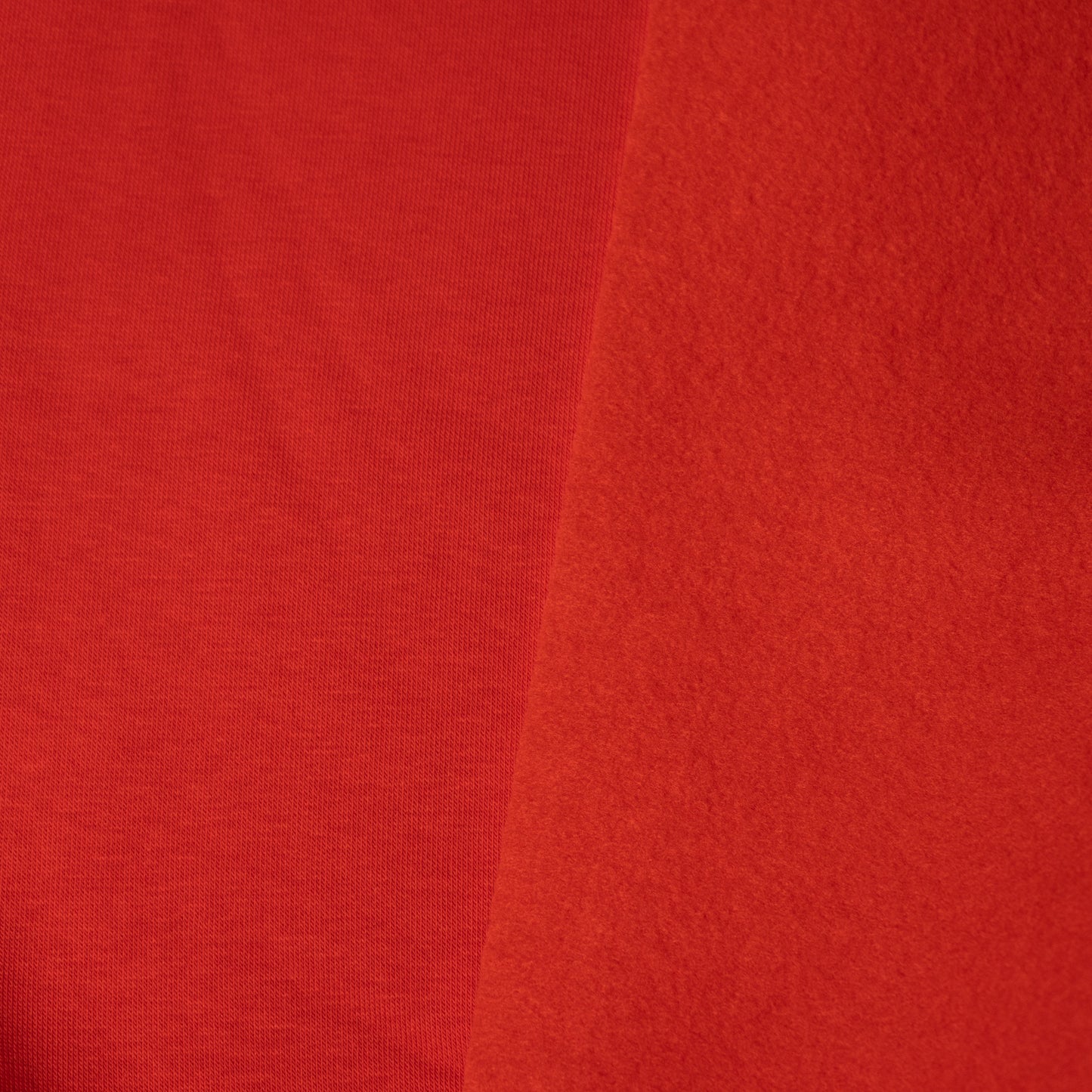 Fleece Backed Sweat - Red