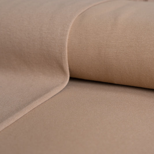 Plain Cotton Jersey - Light Brown