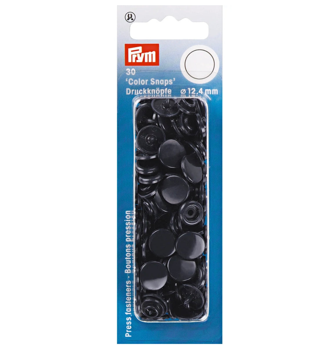 Prym Colour Snaps 12.4mm Diameter -30 Pack