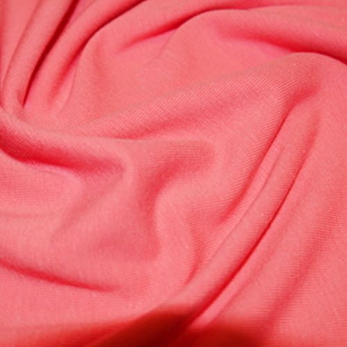 Plain Cotton Jersey - Coral