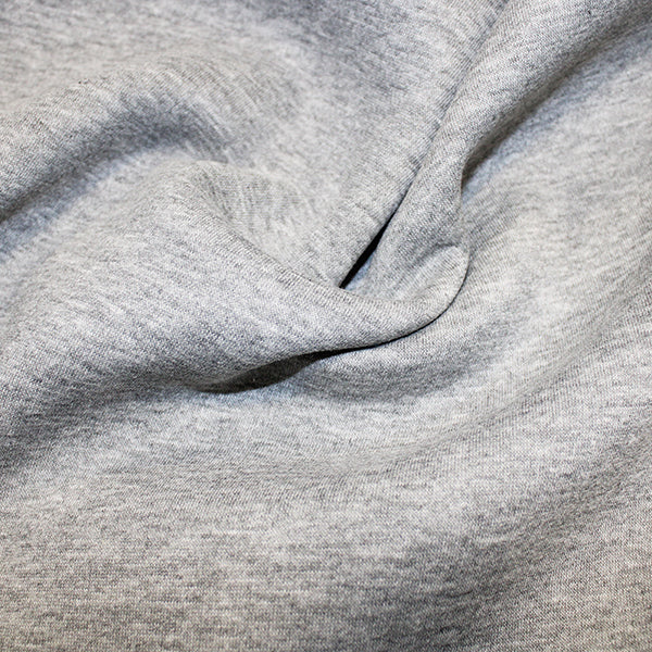 Fleece Backed Sweat - Light Grey